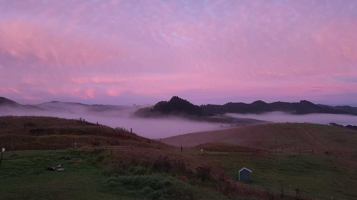 sunrise at the Outpost