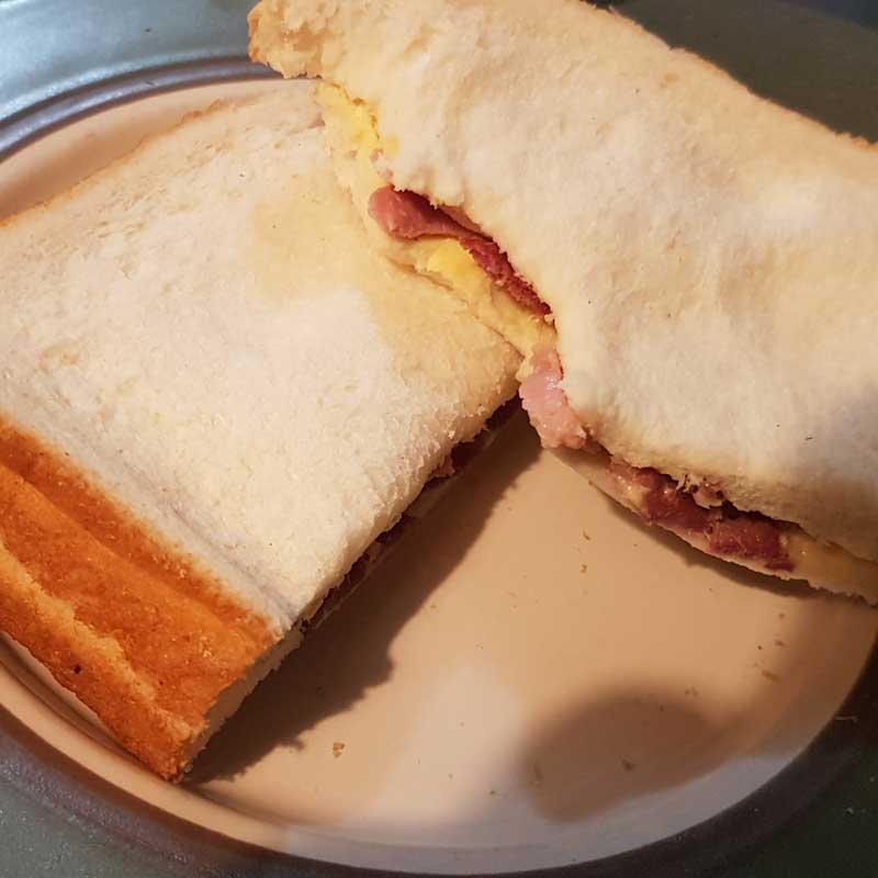 Bacon buttie