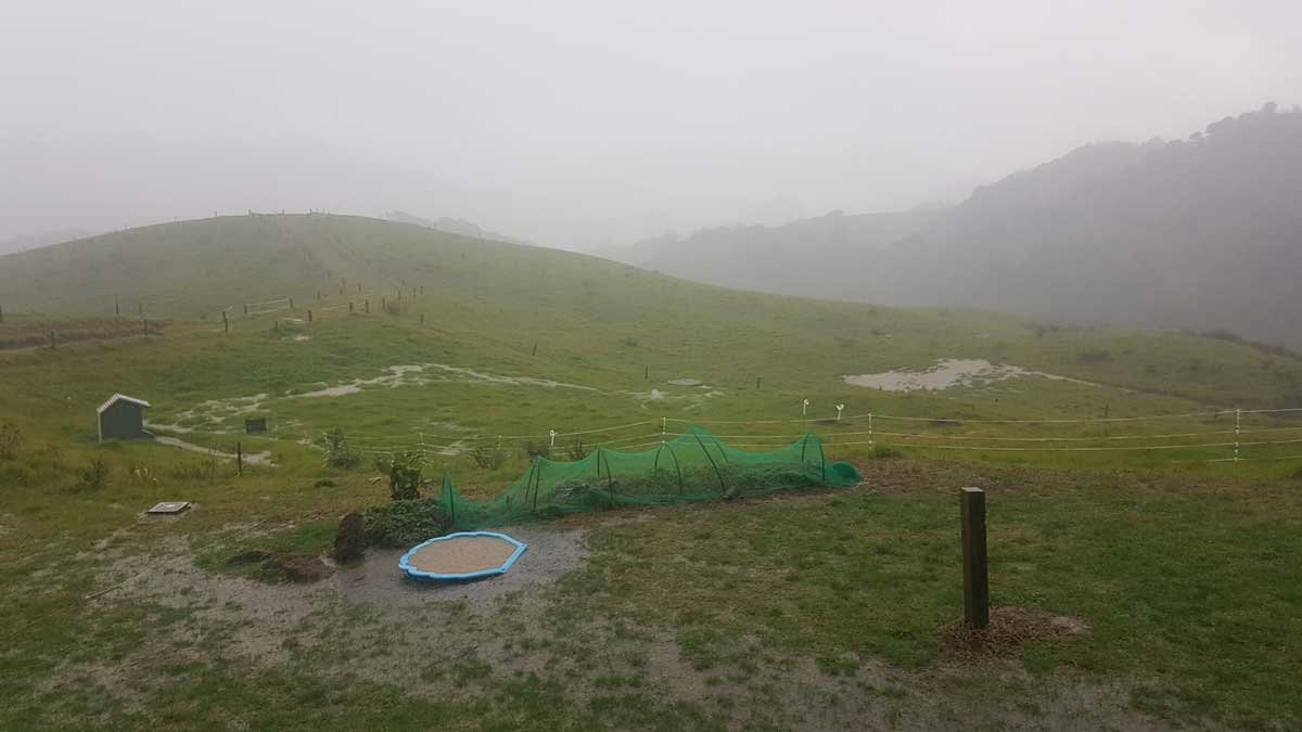 A day of very heavy rainfall