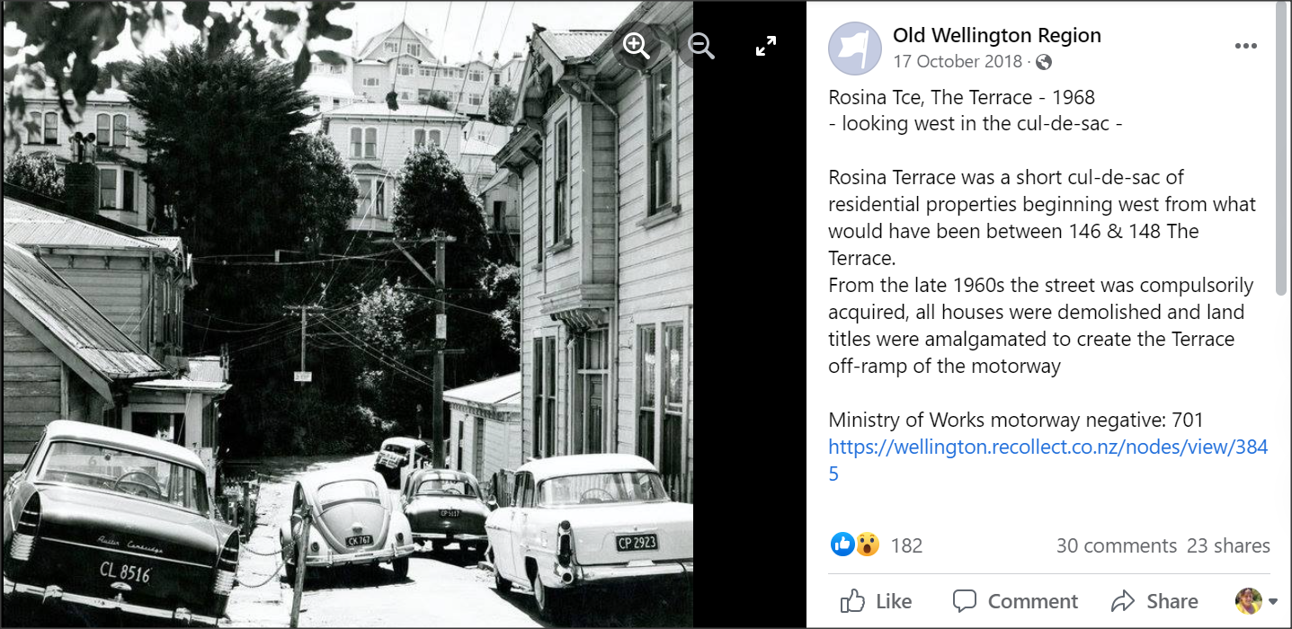 Facebook post by Old Wellington Region