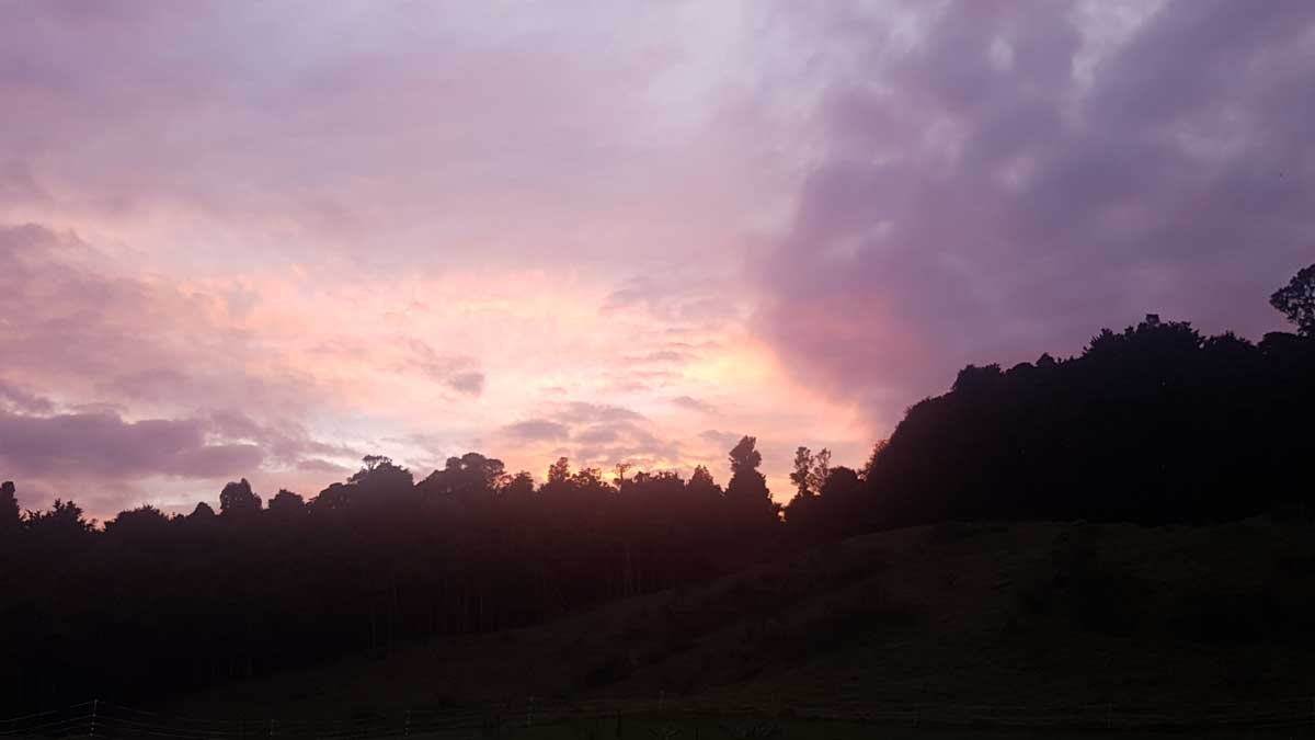 Sunrise over The Outpost
