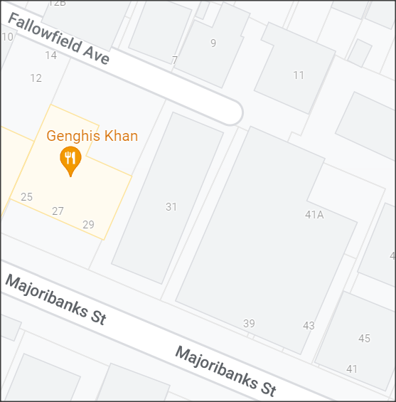41a Majoribanks Street as shown on Google Maps