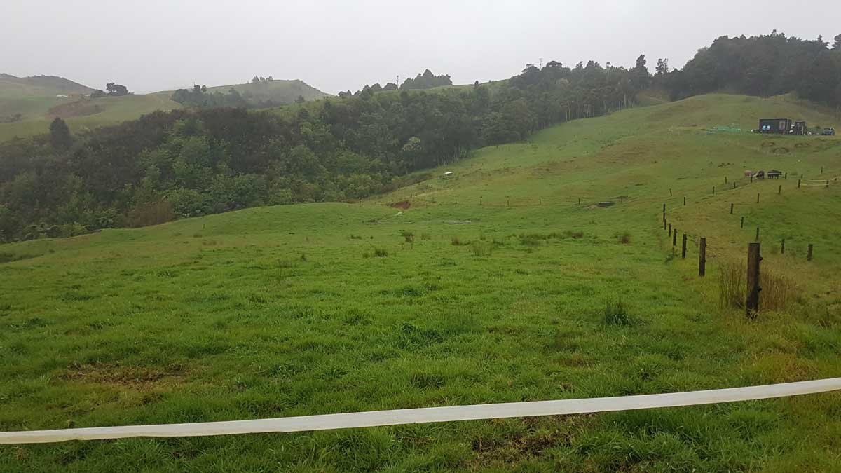 From the top of our race on a wet day