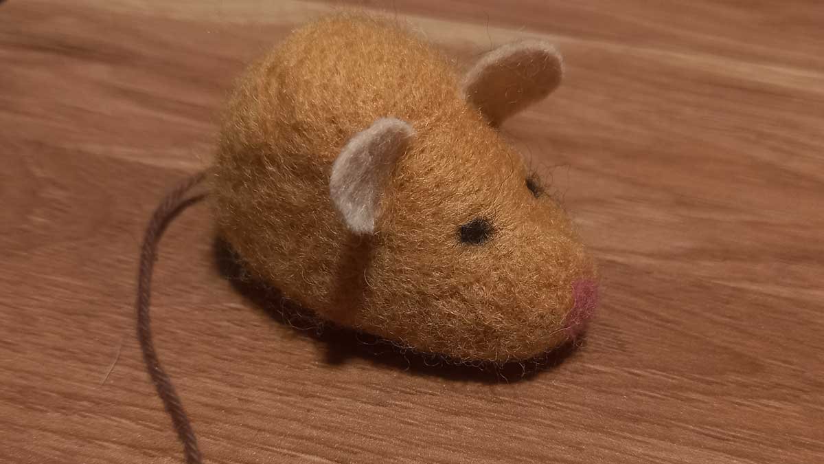 v2 of the catnip mouse looks more like a tan mouse.