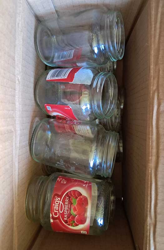 The second box of jars.