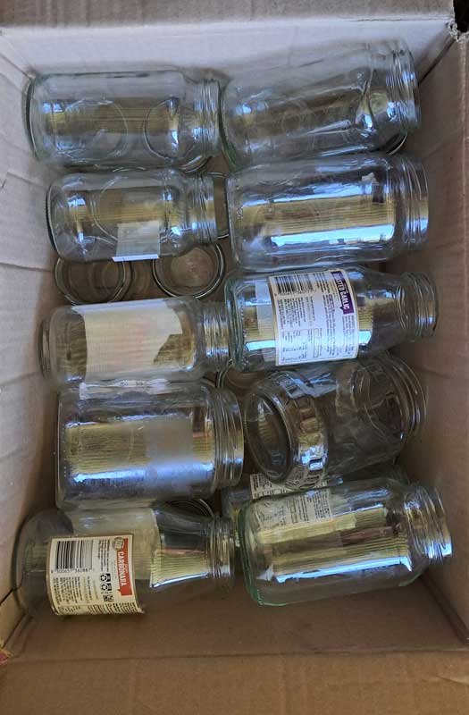 The third box of jars (there is two layers in this one)