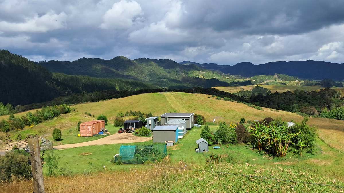 Looking out over The Outpost, January 2025