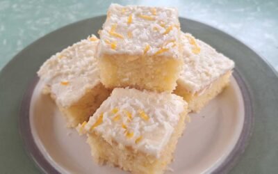 Coconut lemon slice (new and improved)