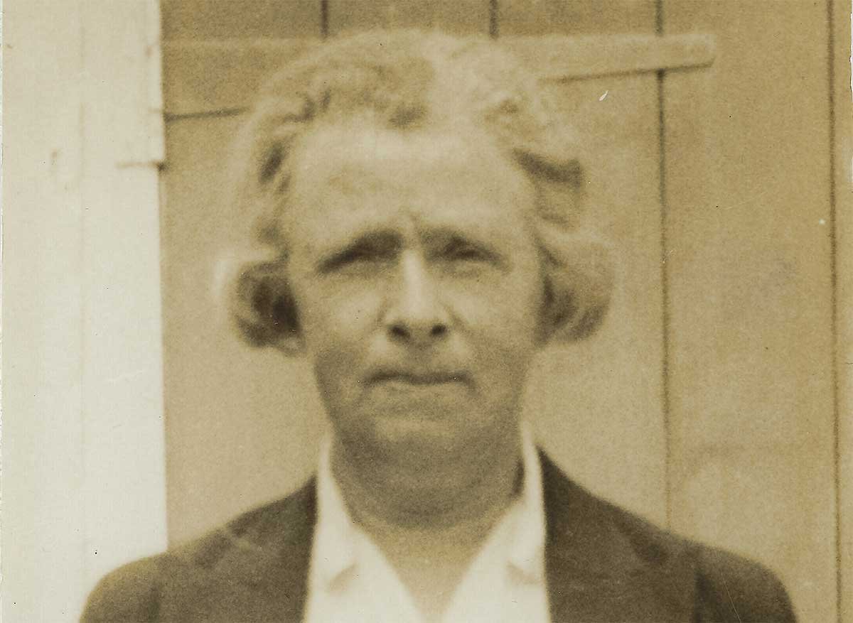 Ellen Kate Schaeffer, nee Barrett. 1940s.