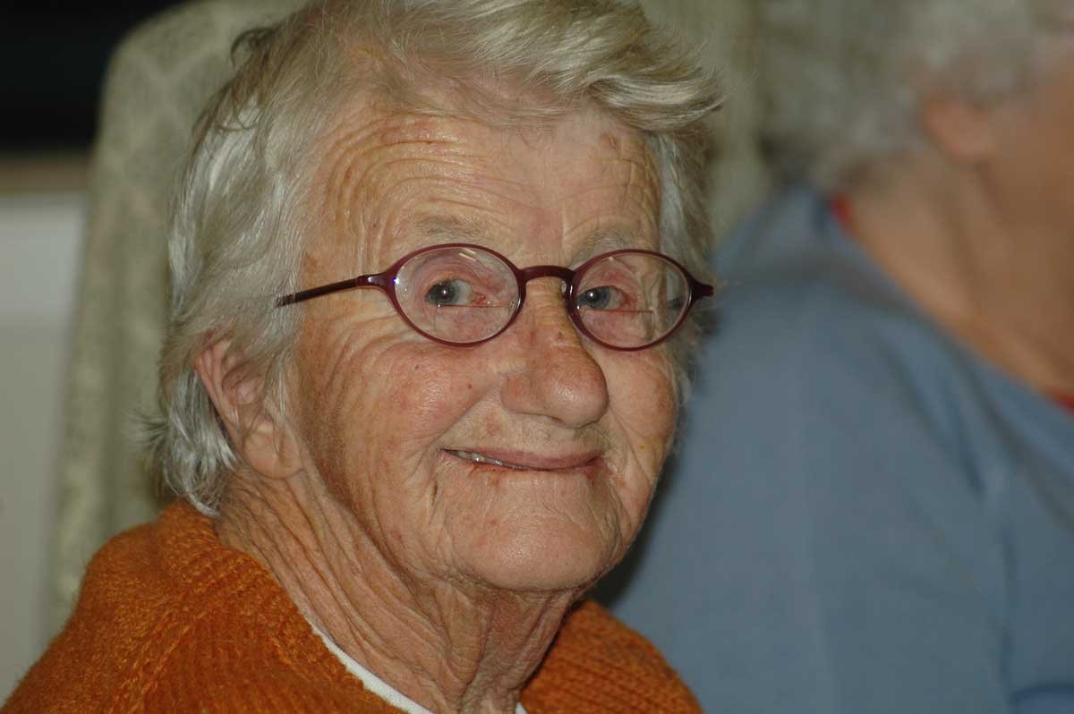 Shirley Fulton (nee Warman) in 2007.