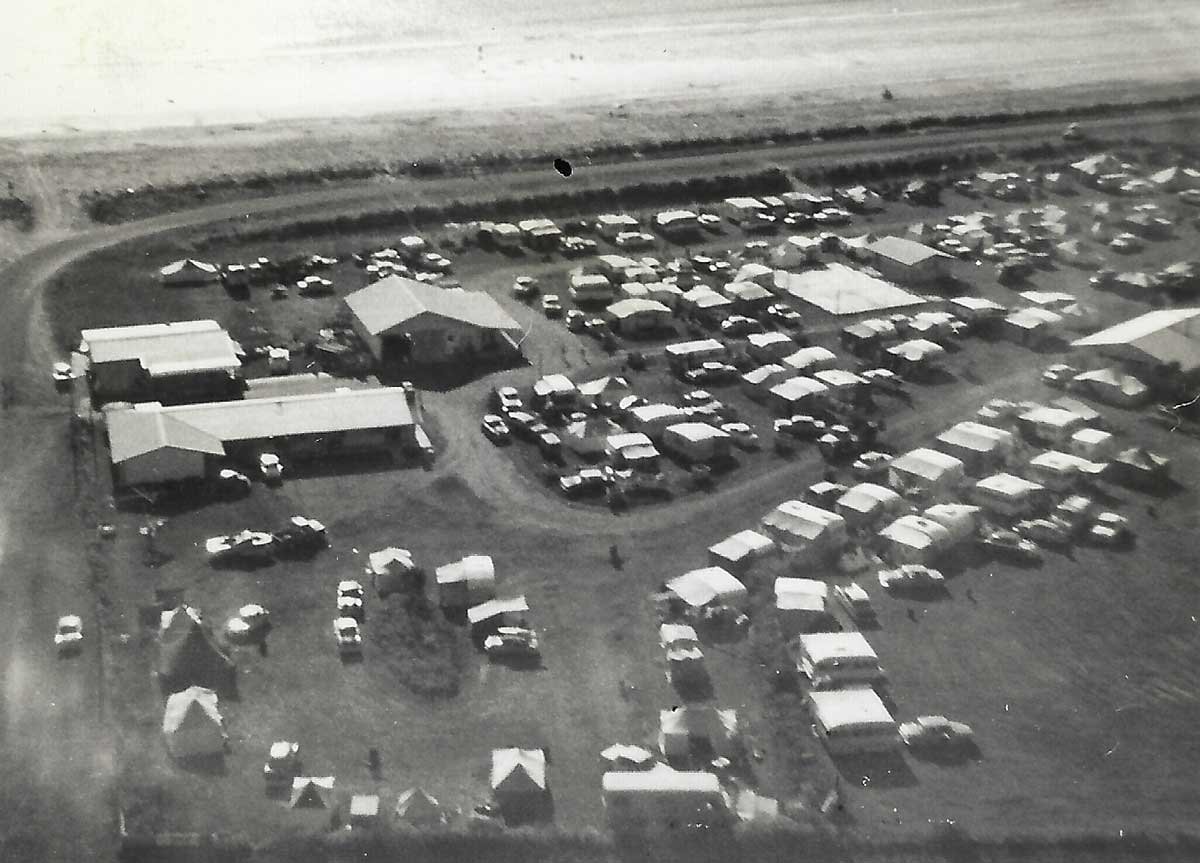 Māhia Beach Resort in the summer season 1968-69.