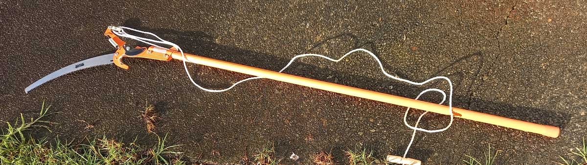 Full length of a pole saw.
