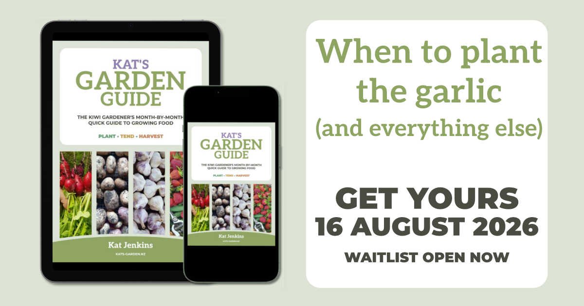 When to plant the garlic (and everything else) Kat's Garden Guide promo image. Launches 16 August 2026. When to plant the garlic (and everything else) Kat's Garden Guide promo image. Launches 16 August 2026.
